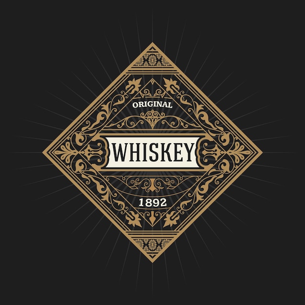 Old Whiskey Label