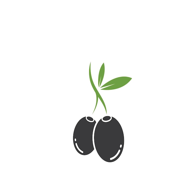 Olive logo icon vector illustration