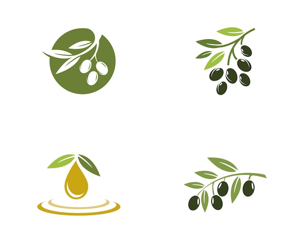 Olive logo template vector icon