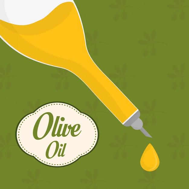 Olive oil design.