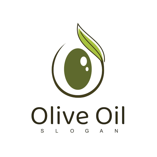 Olive Oil Logo Design Template