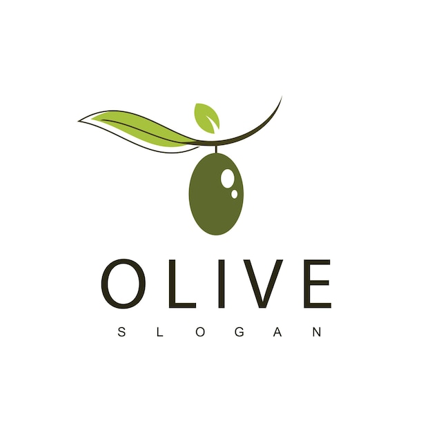 Olive Oil Logo Design Template