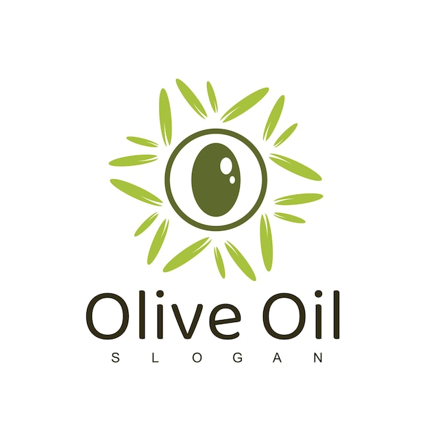 Olive Oil Logo Design Template