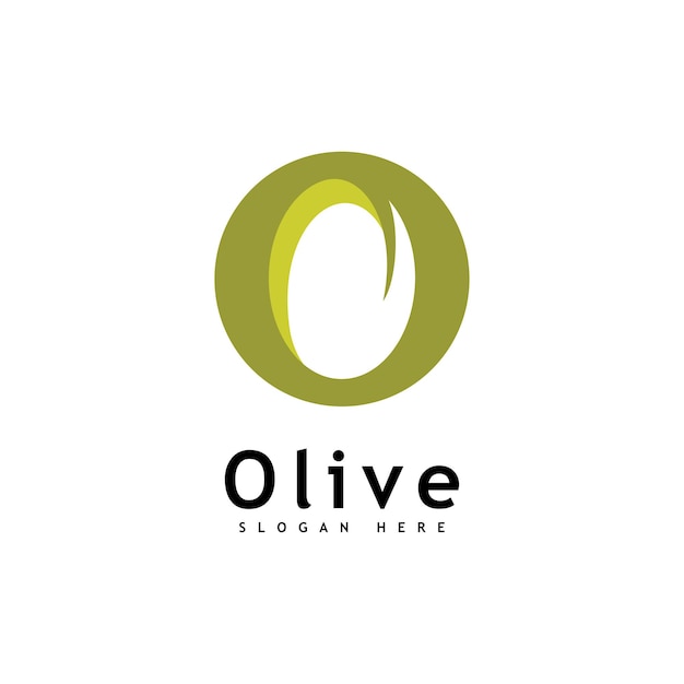 Olive oil logo design vector template