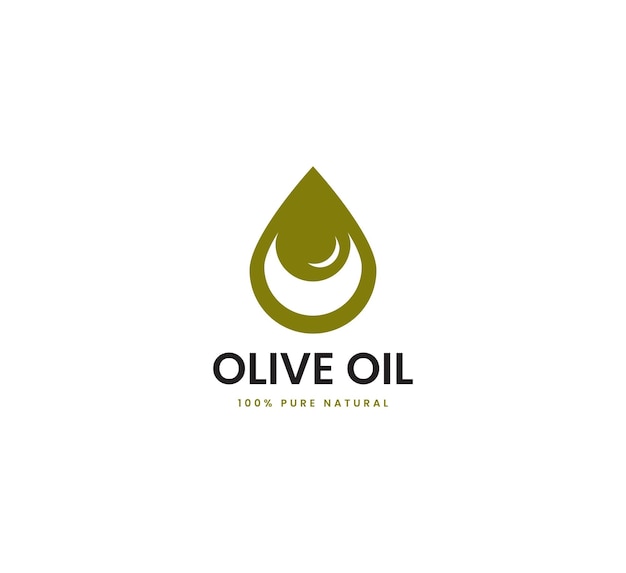 Olive oil logo icon design vector template