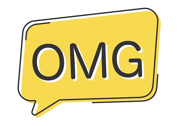 Omg comic speech bubble in pop art style Comic speech Dialog window Yellow banner for sale