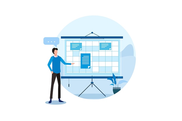 Onboarding Vectors Illustration Flat Line