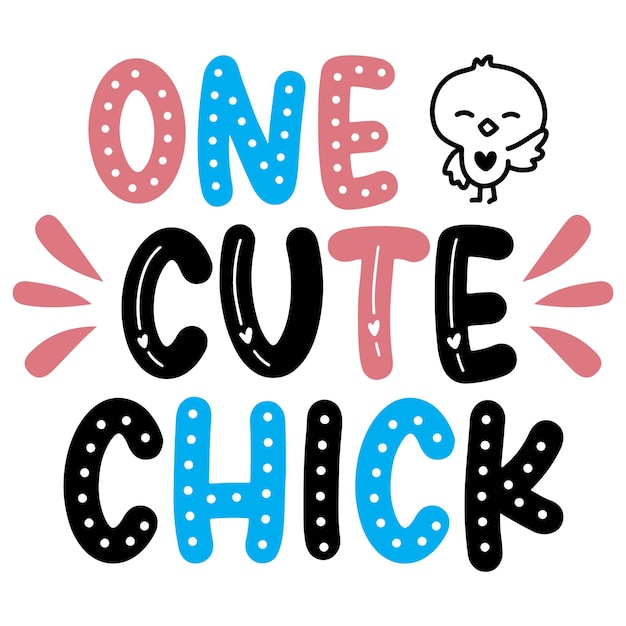 One cute hen logo with a bird on it