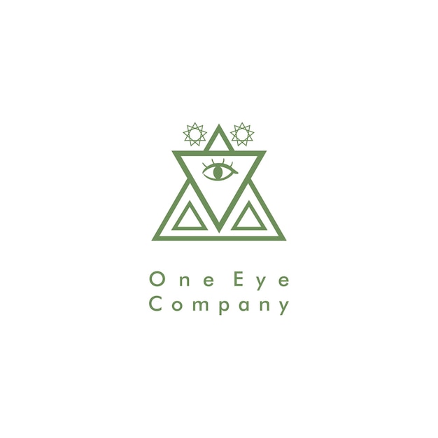 One eye company logo design