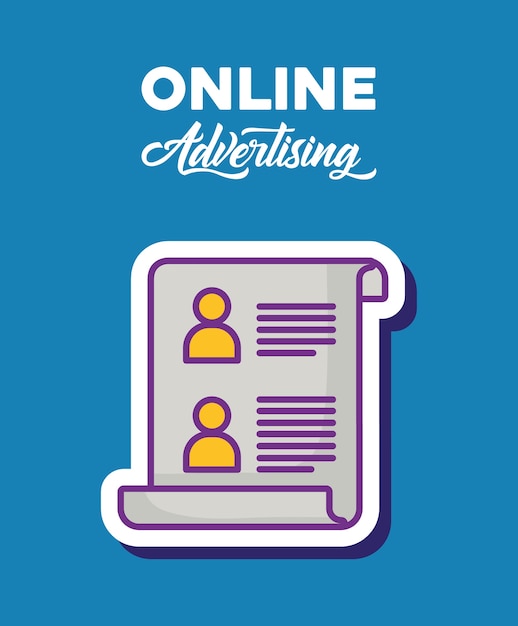 Online advertisign design