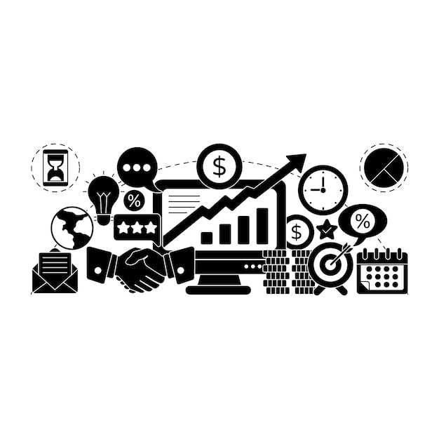 Online data analytics illustration editable vector