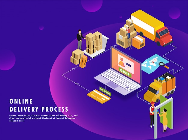 Online delivery process