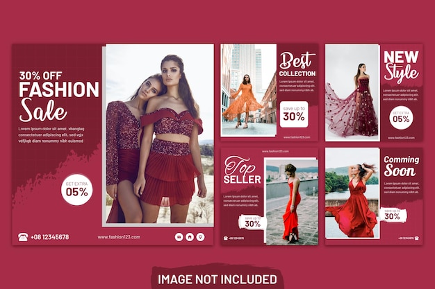 Online Fashion Sale Social Media Banner