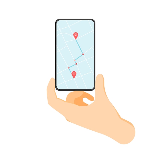 Online map banner for your web page app print