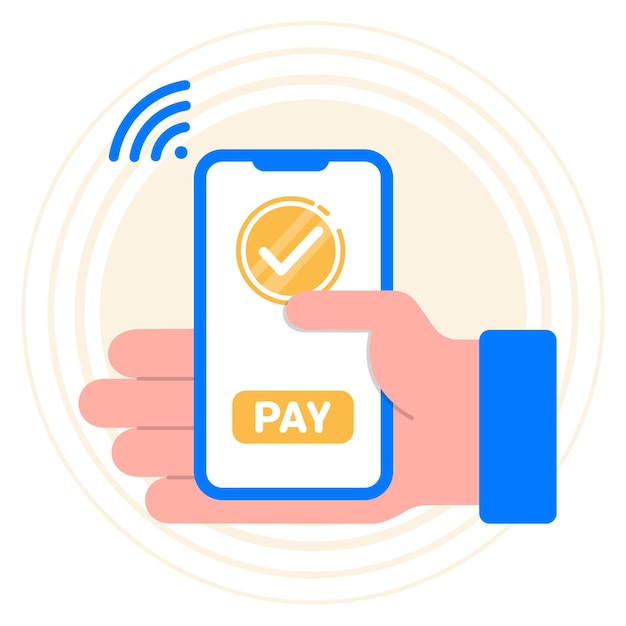 Online mobile payment concept