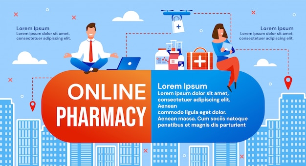 Online Pharmacy and Drone Drug Delivery Service