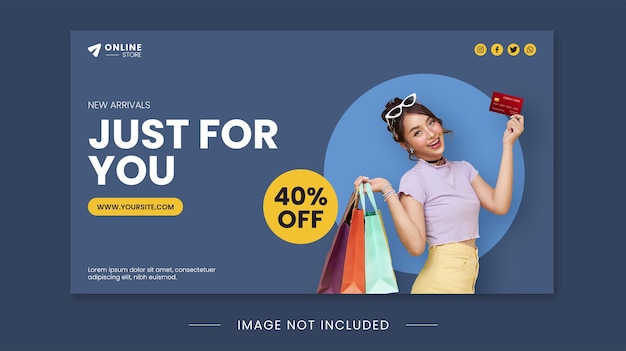 Online Shop Banner Template