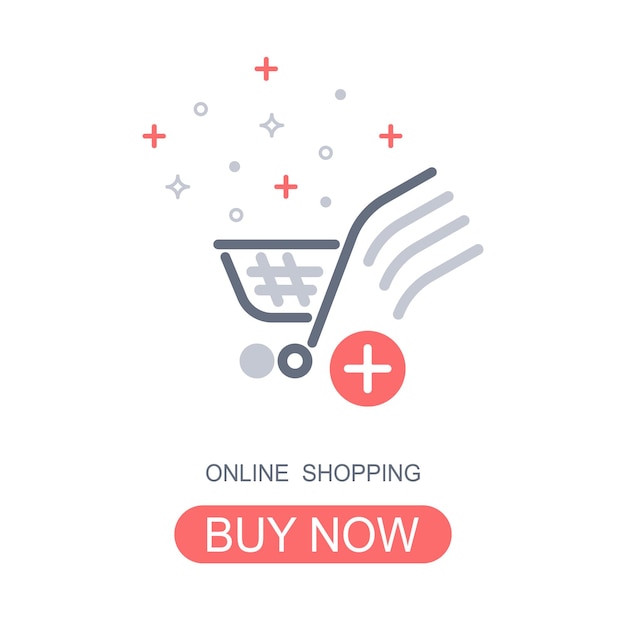 Online shopping concept