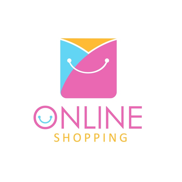 Vector online shopping logo