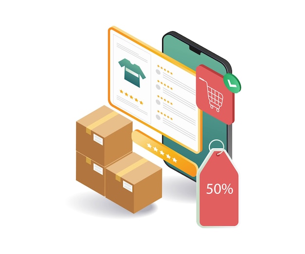 Vector online shopping management