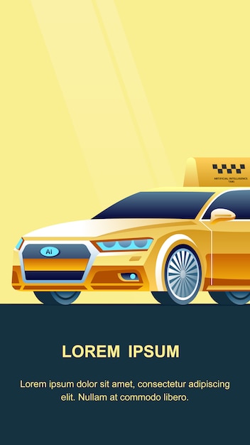 Online Taxi Service Banner