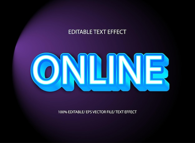 Online text effect