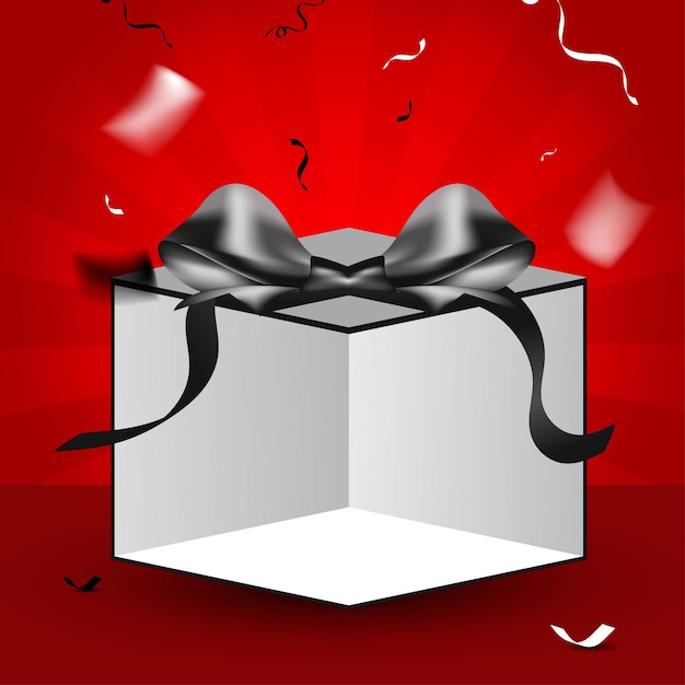 open gift box