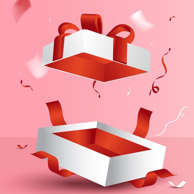 open gift box