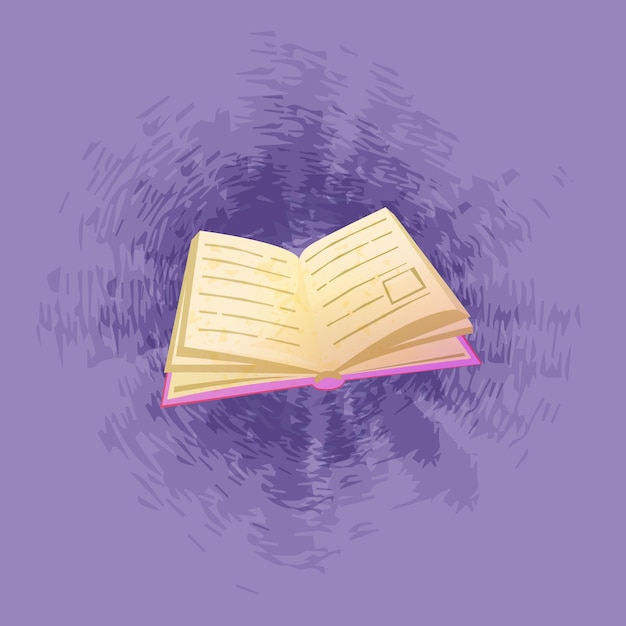 Open Purple Book Fascinating story