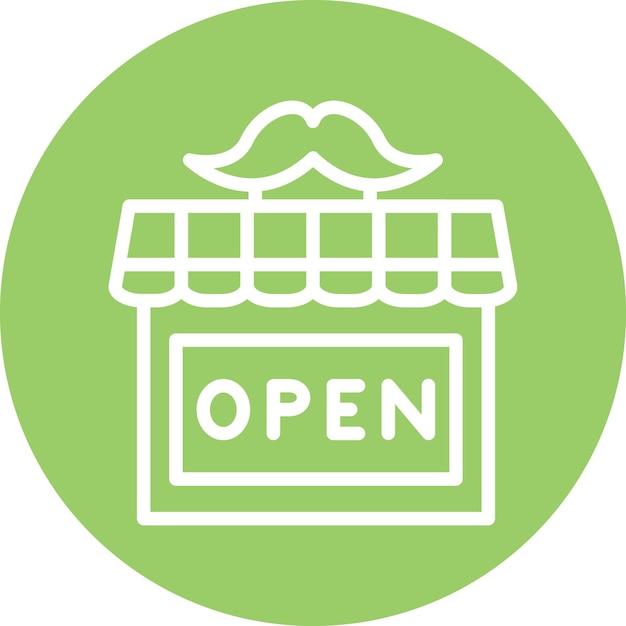 Open Shop Icon Style