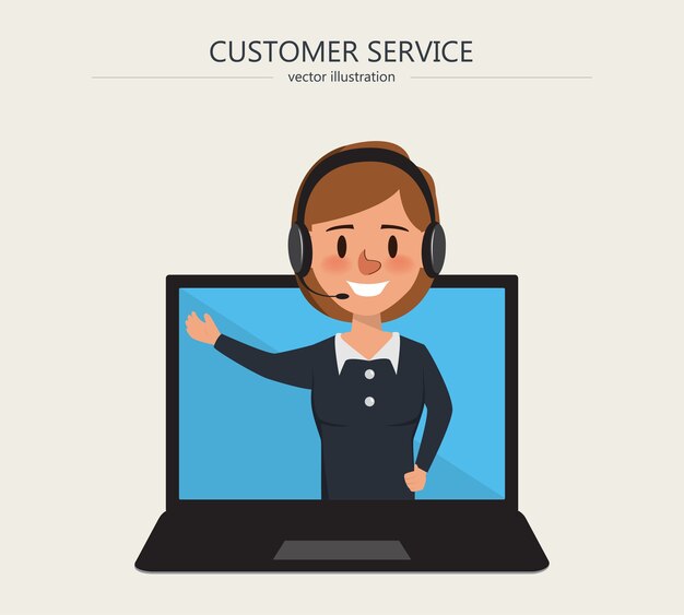 Operator of call center and customer service