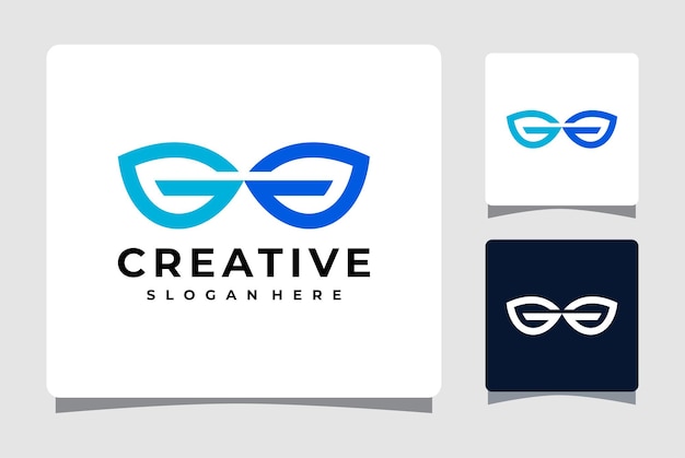 Optic Glasses Logo Template Design Inspiration