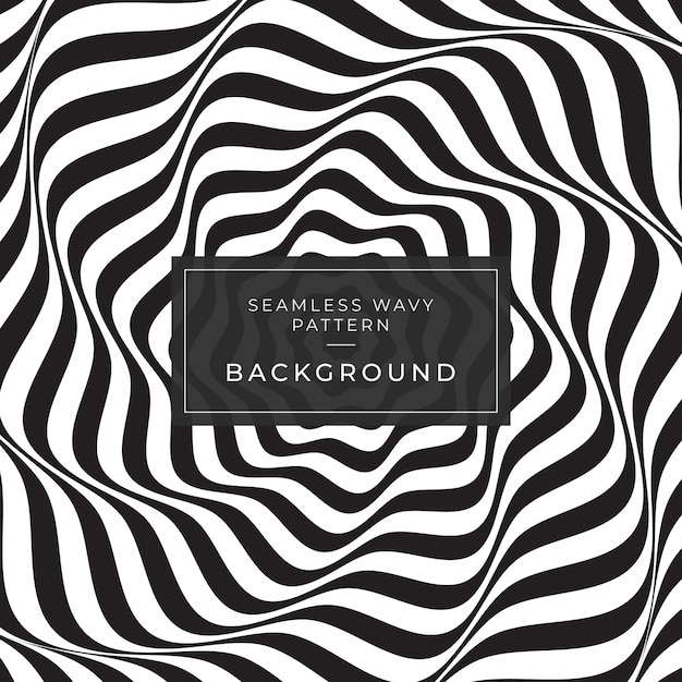 Optical illusion Abstract lines background ads instagram Geometric Black and White Line pattern Eps10