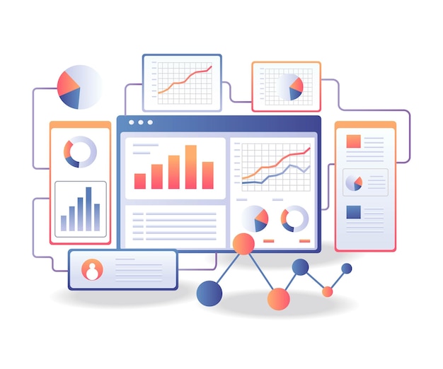 Optimization seo analyst data screen