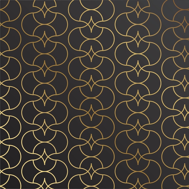 Vector opulent sophistication seamless geometric vector background with elegantly ornate line abstractions