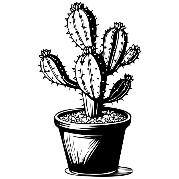 Vector opuntia of hand drawn fruit illustration transparent background