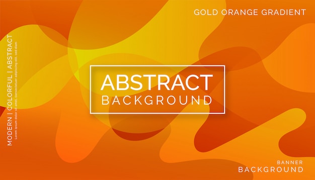 Orange Abstract background, Modern Colorful Dynamic Design