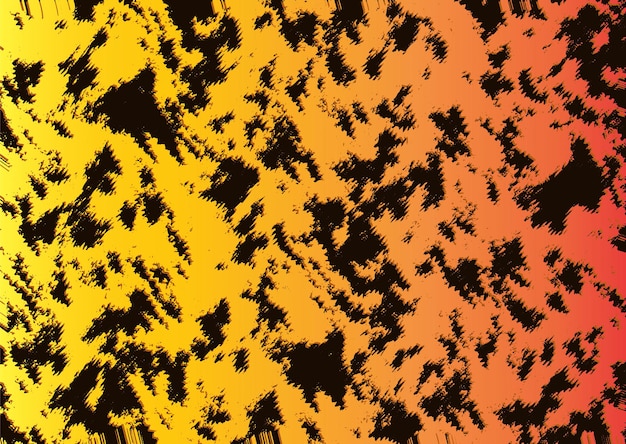 orange abstract background in psychedelic style