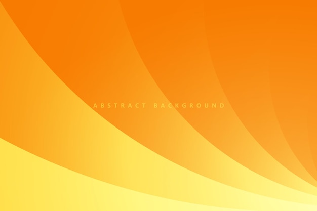 orange abstract background with dynamic layered bright curved lines