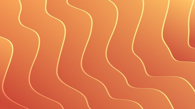 Orange abstract wave modern luxury texture background