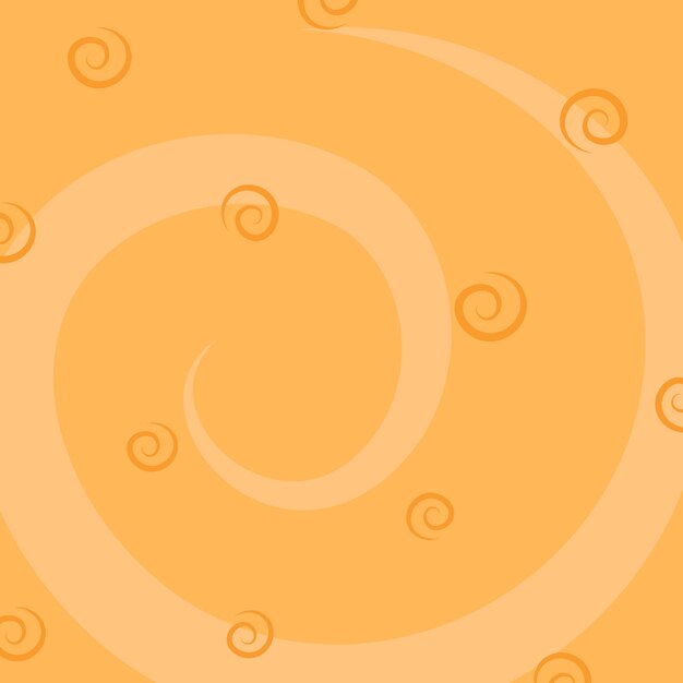 Vector orange circles on an orange background