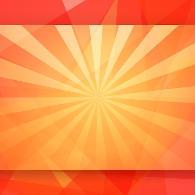 Vector orange color burst