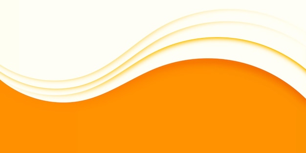 Orange colour flow abstract background design