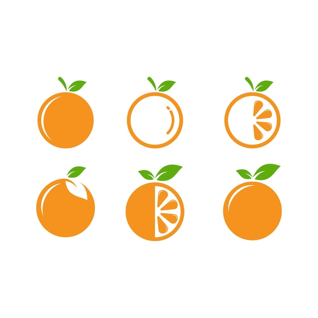 orange creative logo design vector illustration