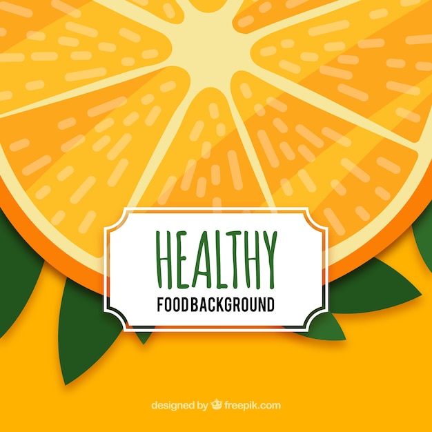 Vector orange fruit background