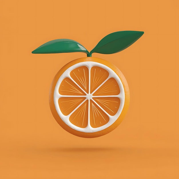 Orange fruit logo design