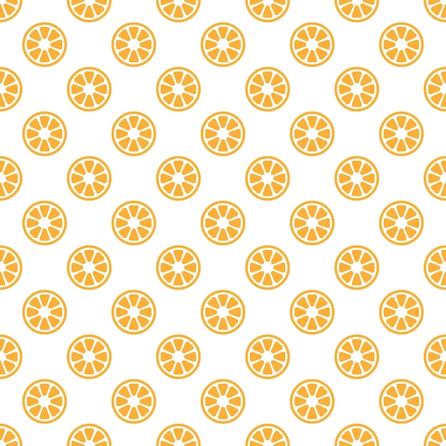 Orange fruits simple style seamless pattern manual sketch use for fashion or textile