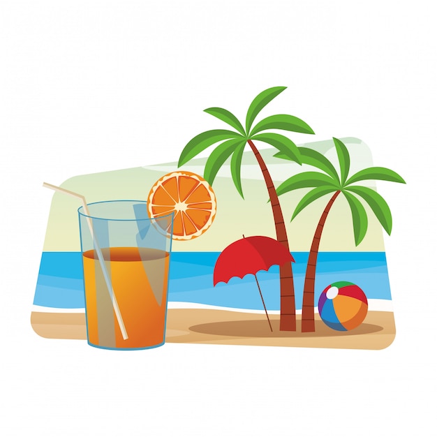 Orange juice icon