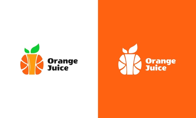 Orange juice logo design