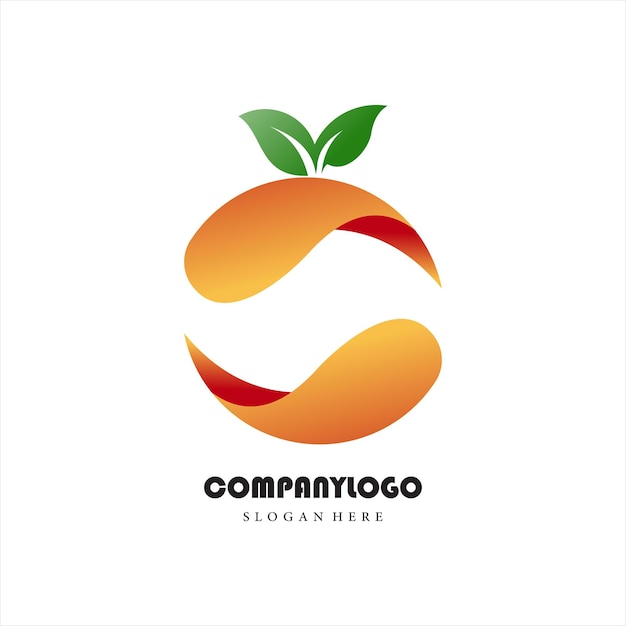 orange logo template